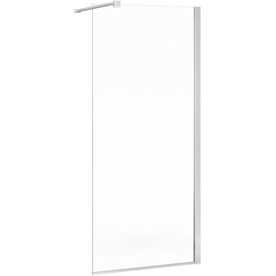 Gustavsberg Square Duschvägg klarglas, blankpolerad profil 100 cm