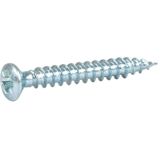 ESSVE 552620 Strömbrytarskruv 3 mm Ø, elförzinkad, 100-pack 20 mm
