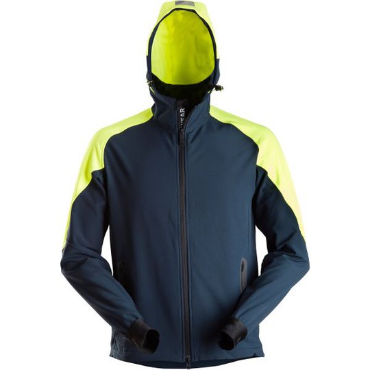 Snickers 8025 Jacka marin/neon XS