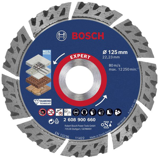 Bosch Expert Multimaterial Diamantkapskiva Ø 125 mm