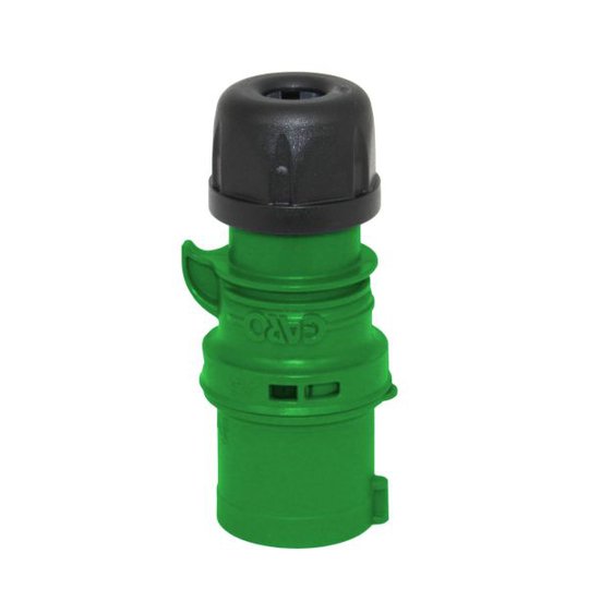 Garo P 232-2 S Stickpropp IP44, 3-polig, 32A Grön, 2 h