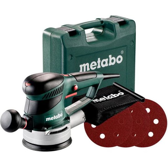 Metabo SXE 425 TURBOTEC SET Excenterslip med 12 slipark, 320 W