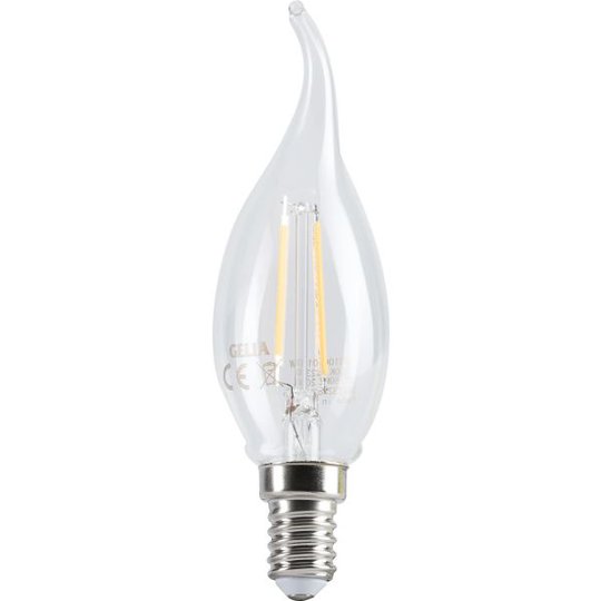 Gelia Retro LED-lampa 2 W, böjd topp