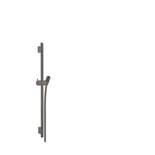 Hansgrohe Unica S Puro 28632340 Duschstång med slang, Ø22x650 mm Borstad svart krom
