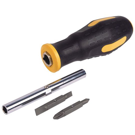 Ironside 120601 Bitsskruvmejsel med bits, spår/PH, 6-i-1