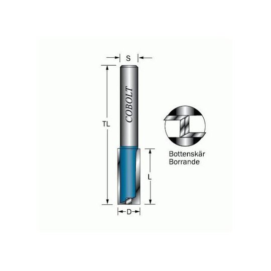 Cobolt 103-005S Notfräs D=5, L=17, TL=65, S=6