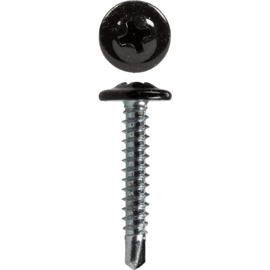 FIXX 1531676 Montageskruv 4.2 mm, borrspets, svart 14 mm, 500-pack