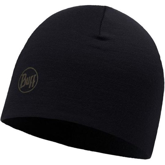 Buff Merino Wool Thermal Mössa svart