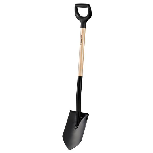 Fiskars Prima 1066725 Spade spetsig, trä