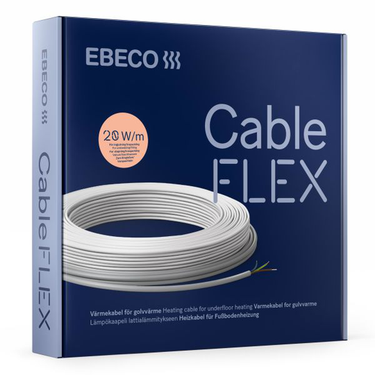 Ebeco Cableflex 20 Golvvärmekabel 20 W/m 14 m 270 W