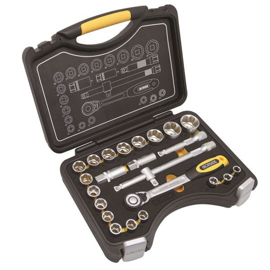Ironside 102332 Hylsnyckelsats 1/2", 24 delar