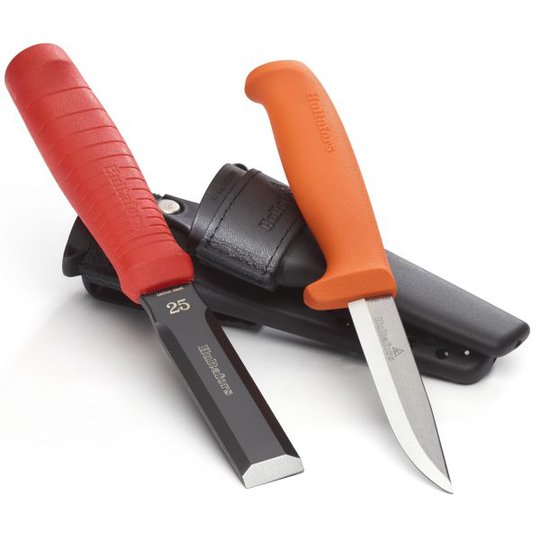 Hultafors EDC & HVK Kniv & stämjärn i dubbelhölster