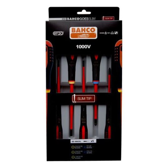 Bahco BE-9882SL Skruvmejselsats
