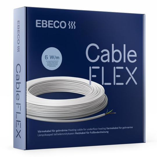Ebeco Cableflex 6 Golvvärmekabel 6 W/m, 31 m, 190 W