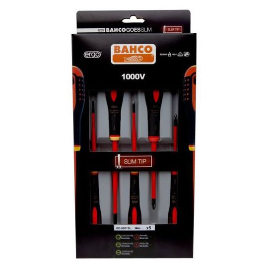 Bahco BE-9881SL Skruvmejselsats