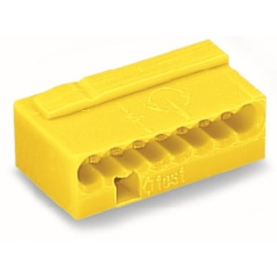 Wago 243-508 Klämma 7 x 10 x 18 mm, 50-pack Gul