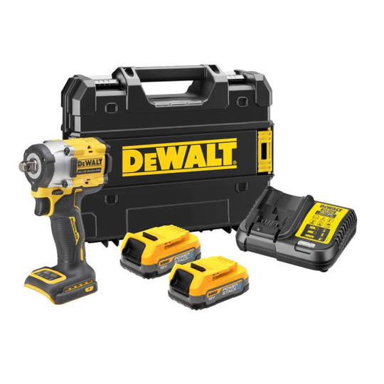 Dewalt DCF921E2T-QW Mutterdragare med batteri och laddare