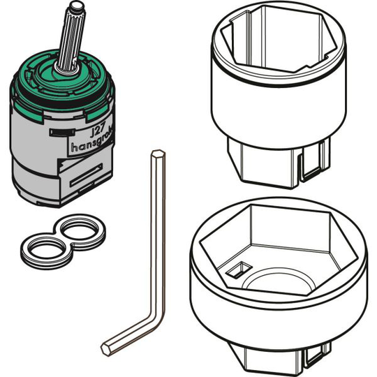 Hansgrohe 96783000 Joystickinsats