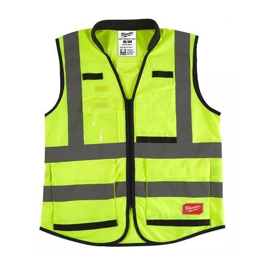 Milwaukee Hi Visible Premium Säkerhetsväst varsel, gul S/M