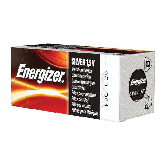 Energizer 362/361 Knappcellsbatteri silveroxid, 1,55 V 7,9 x 2,1 mm