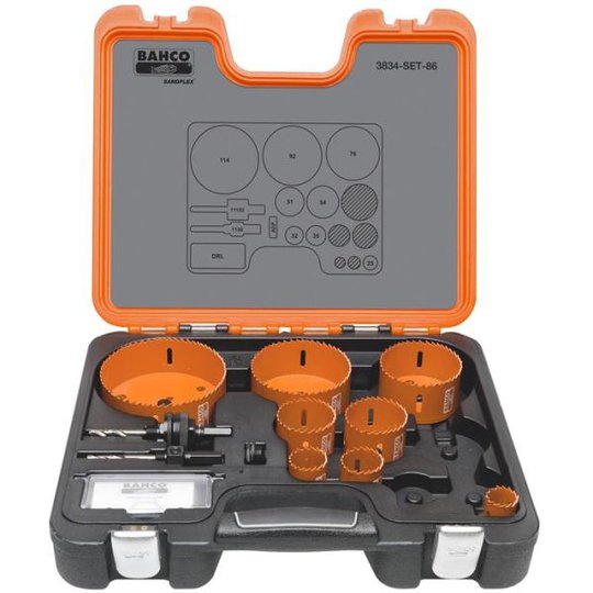 Bahco 3834-SET-86 Hålsågsats