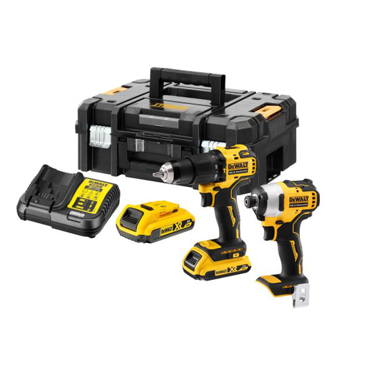 Dewalt DCK2062D2T Verktygspaket med batteri och laddare