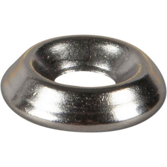 ESSVE 515906 Bricka förnicklad mässing 13 x 2,1 mm, 8-pack