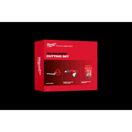 Milwaukee 4932492095 Fällknivskit med 50 knivblad och sax