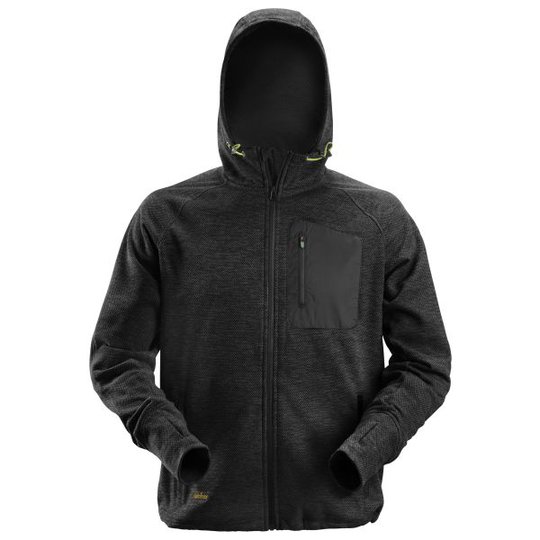 Snickers 8041 FlexiWork Luvtröja fleece, svart XS