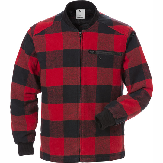 FLANELLJACKA 7096 RÖD/SV. M | Beijerbygg Byggmaterial