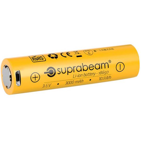 Suprabeam 18650 Batteri 3,6 V, 3000 mAh