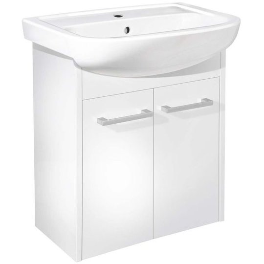 Gustavsberg Nordic³ Tvättställsskåp 60 cm, med tvättställ Blankvit