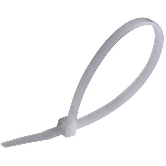 Gelia 4005320422 Buntband vit, 100-pack 200 x 4,8 mm