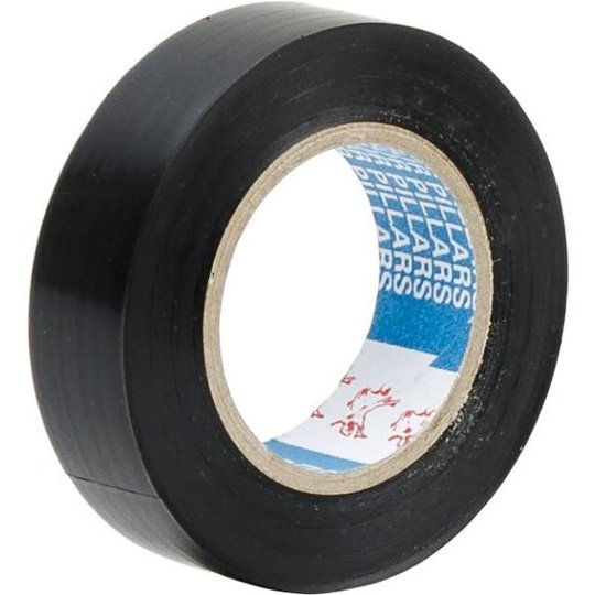 Gelia 050000612 Märktejp 10 m x 15 mm Svart