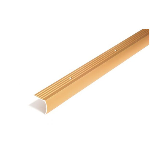 TRAPPKANTLIST 29X29MM GULD 100CM INKLUSIVE SKRUV | Beijerbygg Byggmaterial