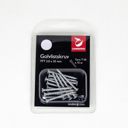 GOLVLISTSKRUV TFT SILV 3,0X35