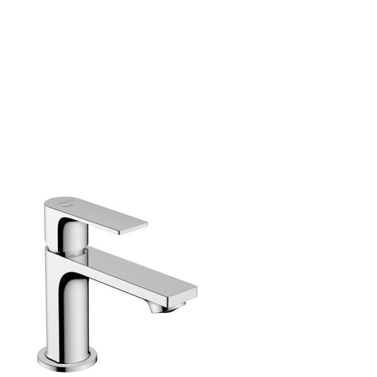 Hansgrohe Rebris E 80 Tvättställsblandare utan lyftventil Krom