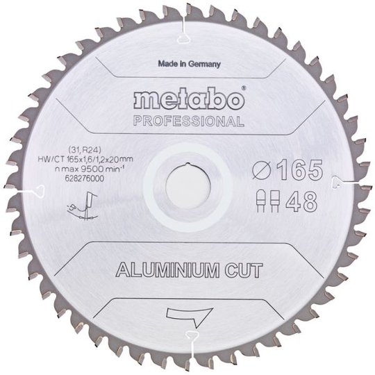 Metabo 628288000 Sågklinga 160x20 mm, 48T