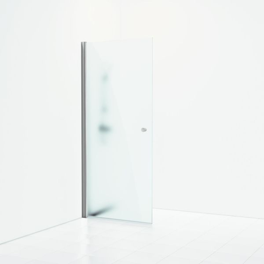 Svedbergs Skoga Duschvägg rak, matt/frostat glas, 60 cm