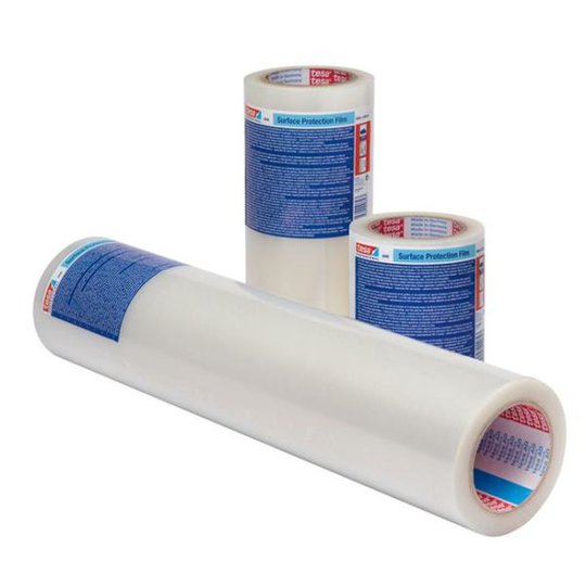 Tesa 4848 Ytskyddsfolie transparent 100 m x 250 mm