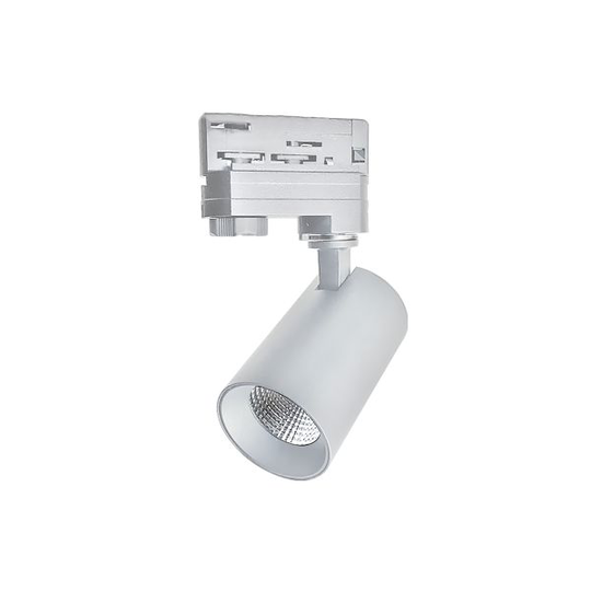 Westal WLT Mini Spotlight Ø46 mm, 8 W, aluminium vit, 3000 K