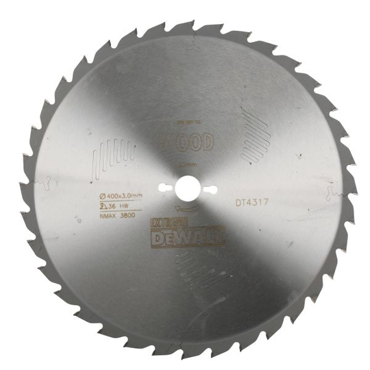 Dewalt DT4317-QZ Sågklinga 400 x 30 mm, 36T