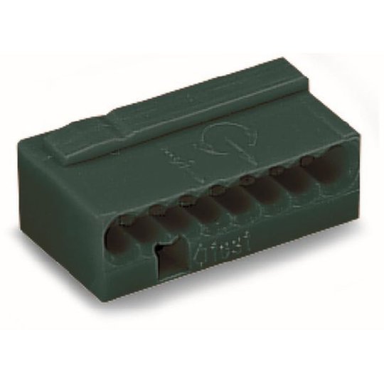 Wago 243-208 Klämma 7 x 10 x 18 mm, 50-pack Mörkgrå