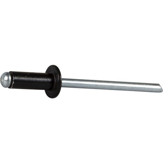 ESSVE 62741 Blindnit Ø4x10 mm, alu/stål, öppen Svart, 600-pack