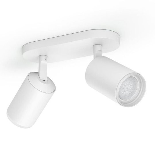 Philips Hue Fugato Spotlight vit, 2 x 5.7W LED