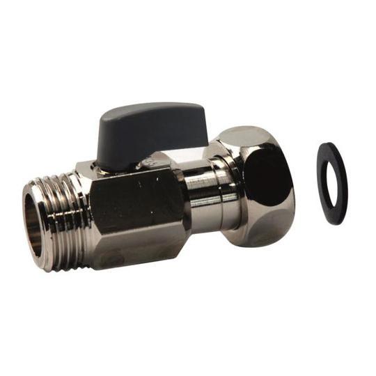 Gustavsberg FG0798056 Kulventil utv Ø 1= 16 mm, utv Ø 2= 12 mm