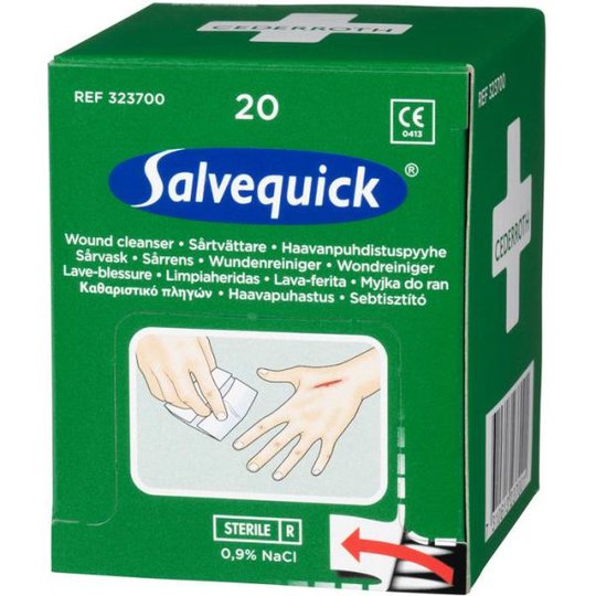 Salvequick 323700 Sårtvättare 20st