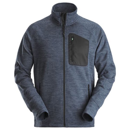 Snickers 8042 FlexiWork Fleecejacka marinblå/svart XS