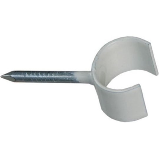 Schneider Electric TKK 7-10 V 15 Spikklammer 7-10 mm, vit, 100-pack Spiklängd 18 mm
