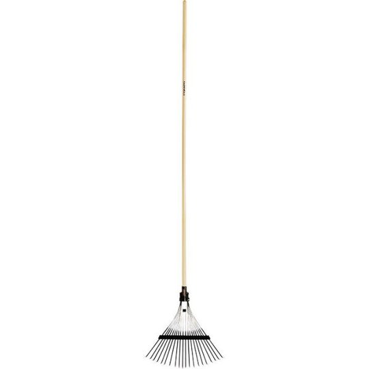 Fiskars 5170 Lövräfsa med 20 pinnar, svart